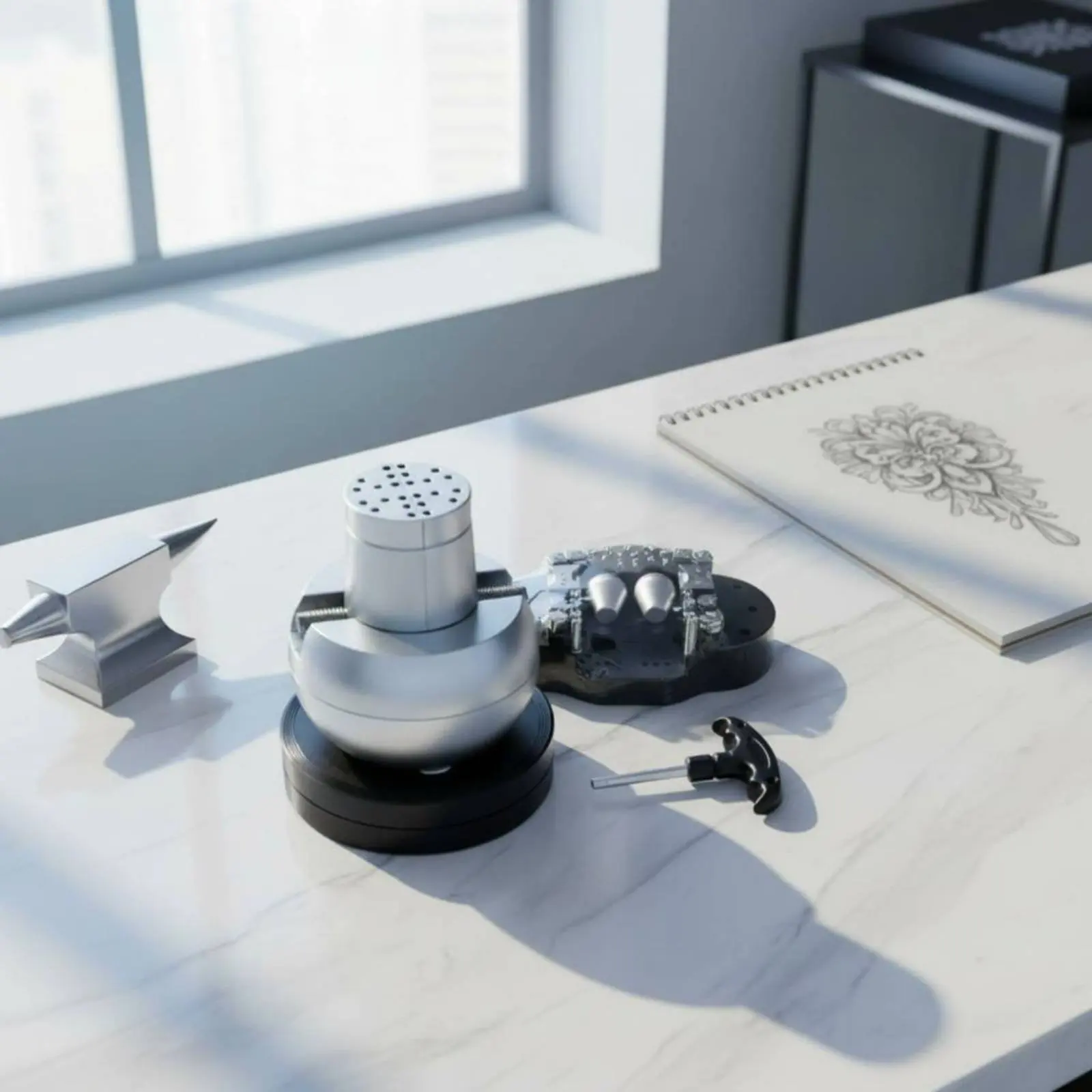 Engraver's Spherical Vise 360-Degree Rotation Rotating Jeweler's Vise Rotating Engraving Clamp Sturdy Stainless Steel
Engraver's Spherical Vise 360-Degree Rotation Rotating Jeweler's Vise Rotating Engraving Clamp Sturdy Stainless Steel