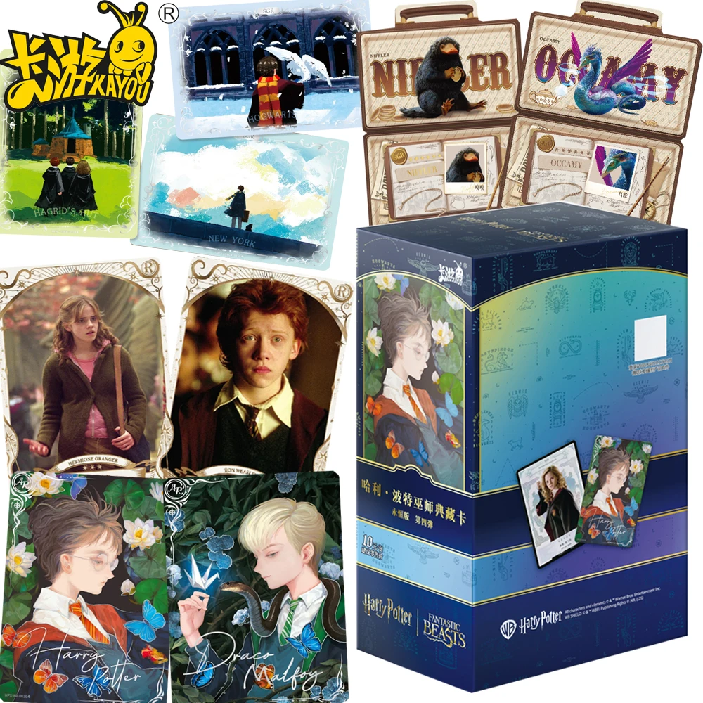Новые коллекционные карты KAYOU Harry Potter, любимые фильмы, классическая сцена, креативный дизайн, художественные карты, детские игрушки, подарки для хобби
Новые коллекционные карты KAYOU Harry Potter, любимые фильмы, классическая сцена, креативный дизайн, художественные карты, детские игрушки, подарки для хобби