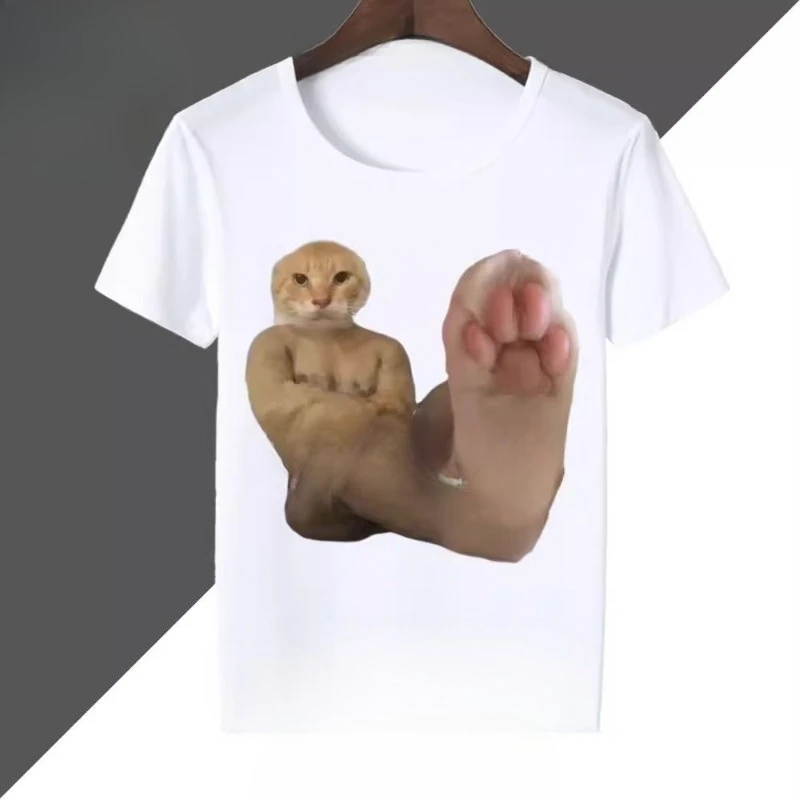 Abstract octogenarian cat emoji round neck short sleeve t-shirt funny kitten student short sleeve men and women on clothes
Abstract octogenarian cat emoji round neck short sleeve t-shirt funny kitten student short sleeve men and women on clothes