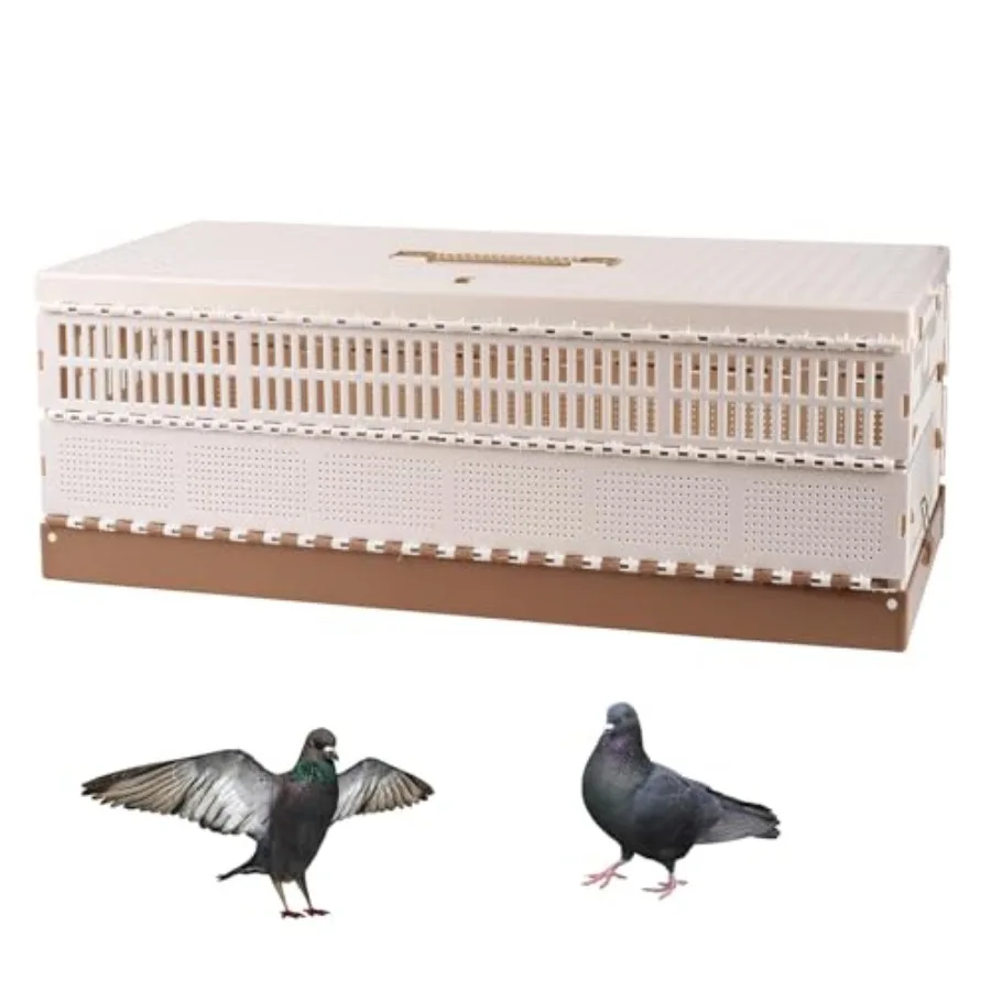 Plastic Folding Pigeon Cage Portable Pet Bird Travel Cage Carrier XL with Easy Clean Design for Training and Release Competitio
Plastic Folding Pigeon Cage Portable Pet Bird Travel Cage Carrier XL with Easy Clean Design for Training and Release Competitio
