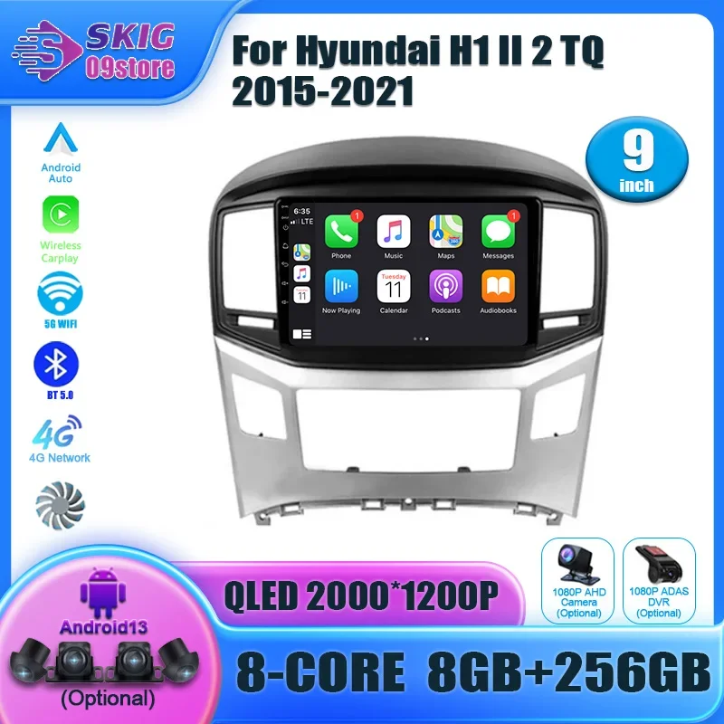Car Radio Android 14 For Hyundai H1 II 2 TQ 2015-2021 Multimedia Video Player Navigation Stereo screen GPS WIFI 4G Carplay BT
Car Radio Android 14 For Hyundai H1 II 2 TQ 2015-2021 Multimedia Video Player Navigation Stereo screen GPS WIFI 4G Carplay BT