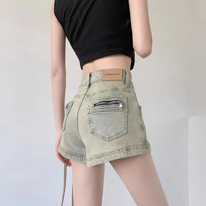 Korean Sle High Waist ort Jeans Women's Summer Slimming Straight Leg A-Line Wide Leg Pants Hot Girl ort orts
Korean Sle High Waist ort Jeans Women's Summer Slimming Straight Leg A-Line Wide Leg Pants Hot Girl ort orts