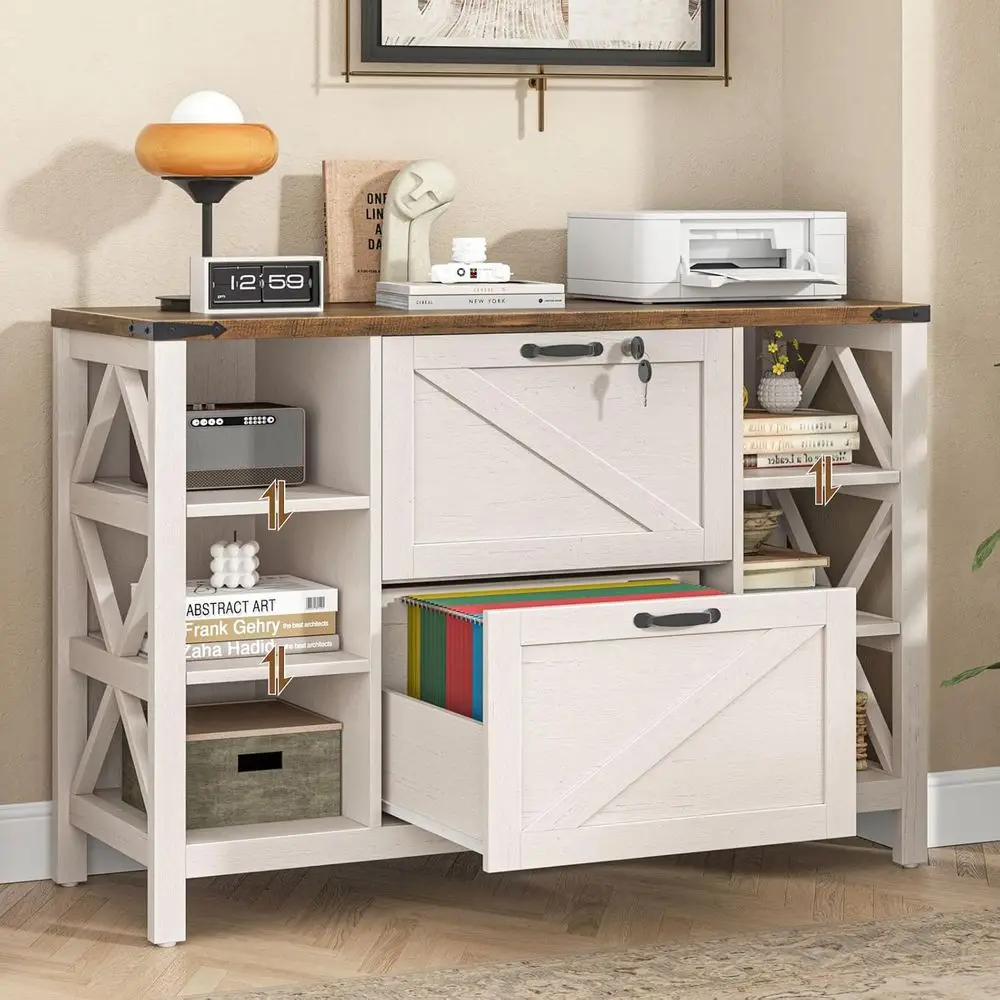 2-Drawer Lateral File Cabinet with Letter/A4/Legal Size Storage, Wooden Filing Cabinet with 4 Adjustable Shelves for Printer Sta
2-Drawer Lateral File Cabinet with Letter/A4/Legal Size Storage, Wooden Filing Cabinet with 4 Adjustable Shelves for Printer Sta