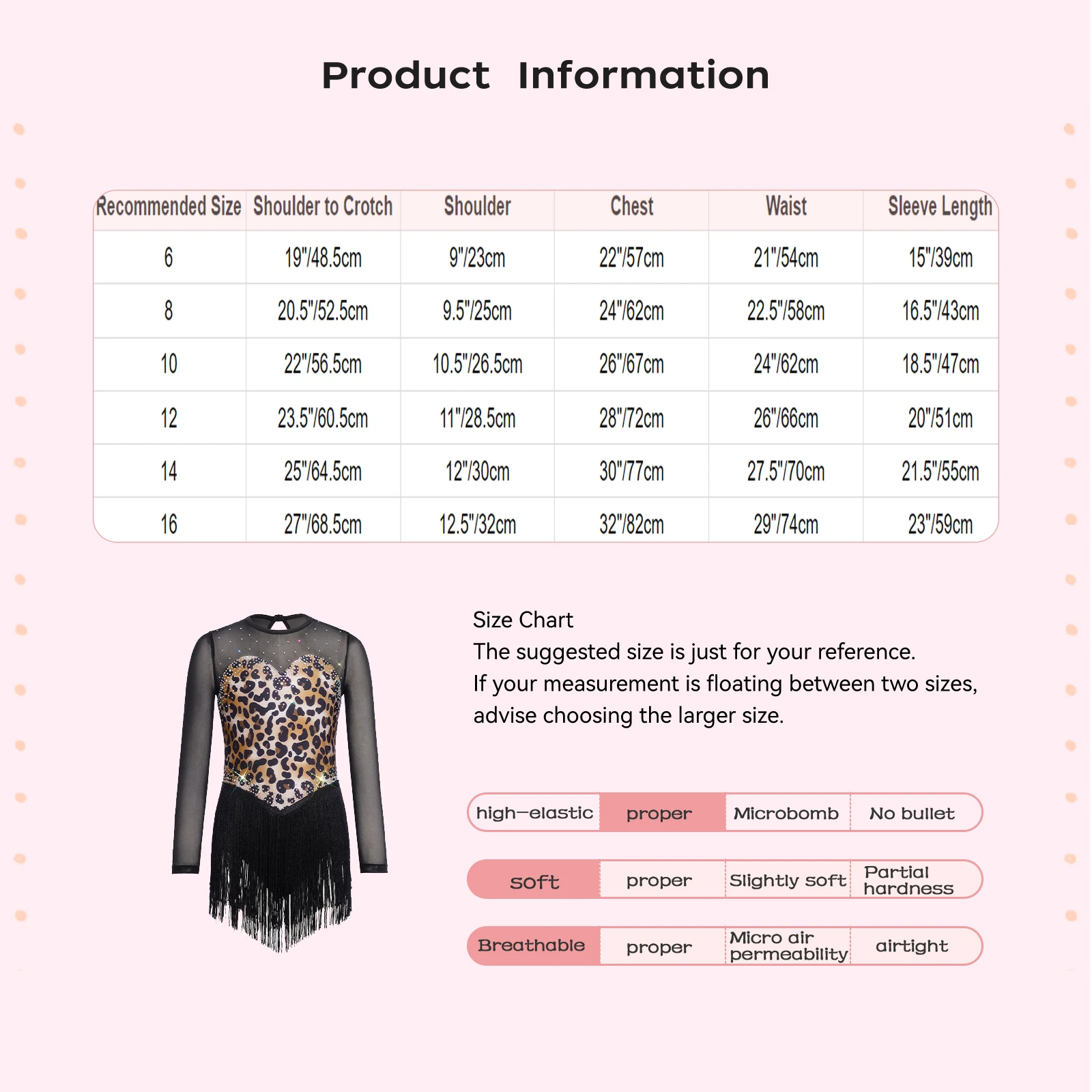 Kid Girls Dancewear Sequins Leopard Fringed Latin Dance Leotard Rhinestone Costume Chacha Tango Tassel Dress Stage Performance
Kid Girls Dancewear Sequins Leopard Fringed Latin Dance Leotard Rhinestone Costume Chacha Tango Tassel Dress Stage Performance