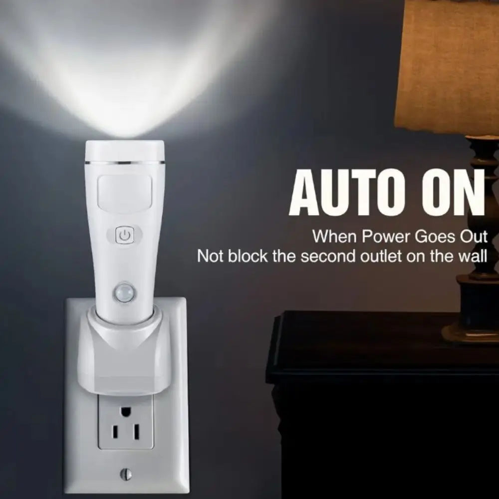 4 in 1 LED Emergency Lights Rechargeable Automatic Turn On Motion Sensor Night Lights Motion Sensor LED Plug-in Flashlight Night
4 in 1 LED Emergency Lights Rechargeable Automatic Turn On Motion Sensor Night Lights Motion Sensor LED Plug-in Flashlight Night