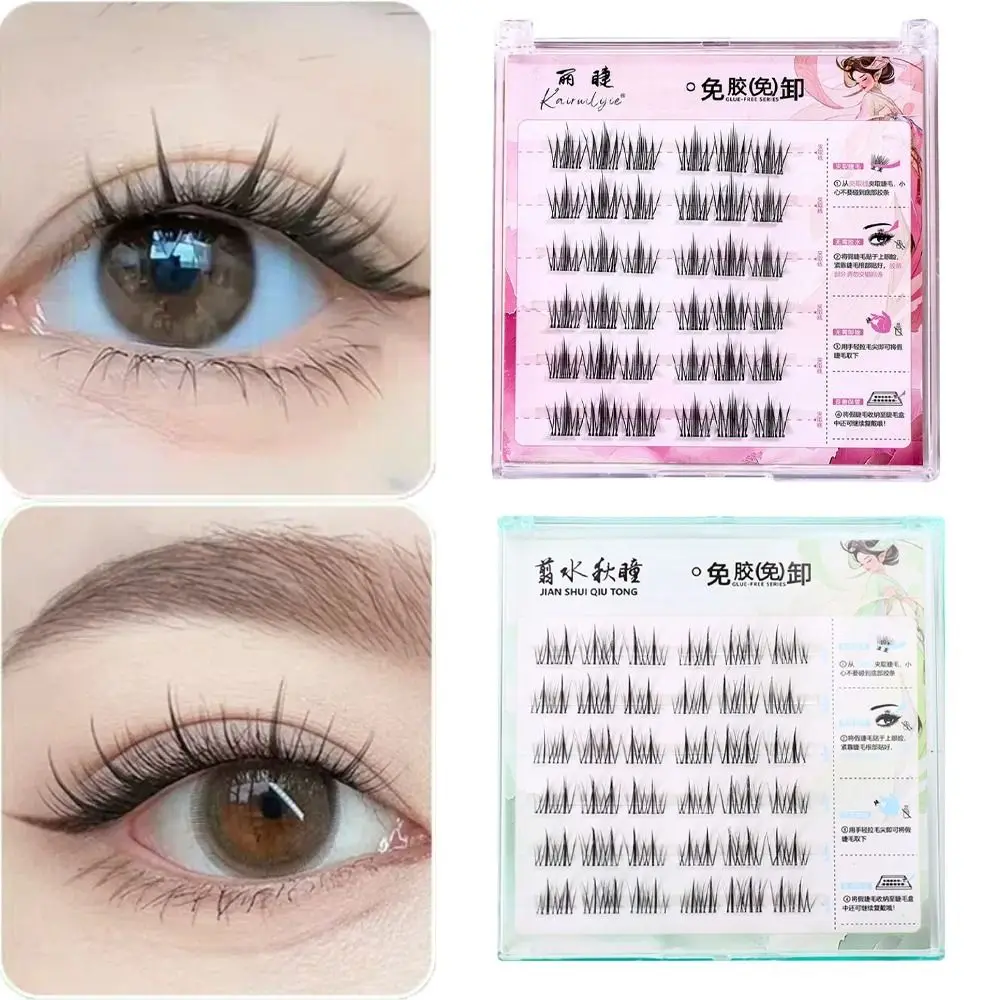 Sweet DIY Self-adhesive Lash Clusters Wispy Reusable Adhesive False Eyelashes Individual Extension Glue Free Fake Lashes Makeup
Sweet DIY Self-adhesive Lash Clusters Wispy Reusable Adhesive False Eyelashes Individual Extension Glue Free Fake Lashes Makeup