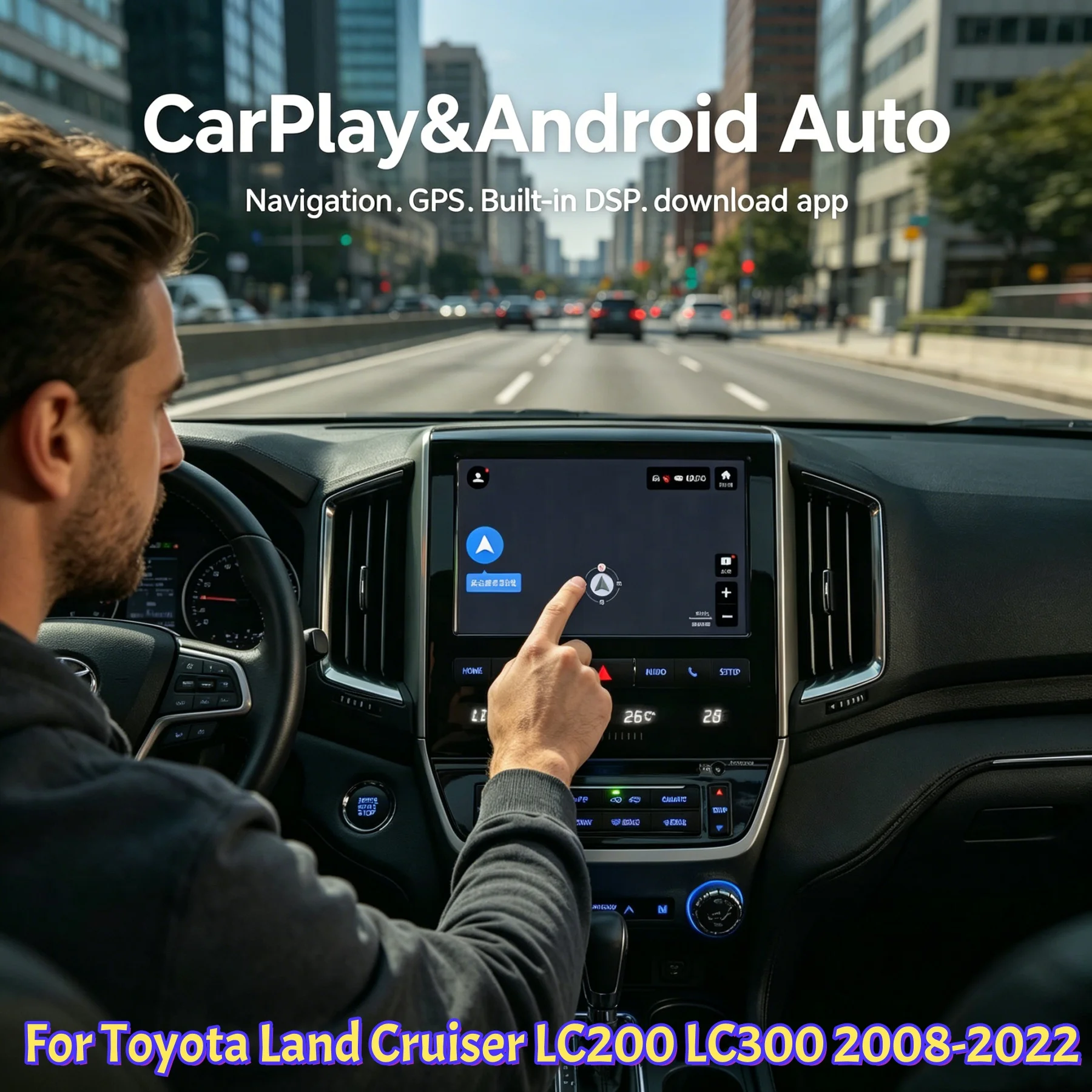 Android Car Radio For Toyota Land Cruiser LC200 2008-2022 Wireless Carplay Stereo Touch Multimedia Player Autoradio Head Unit
Android Car Radio For Toyota Land Cruiser LC200 2008-2022 Wireless Carplay Stereo Touch Multimedia Player Autoradio Head Unit