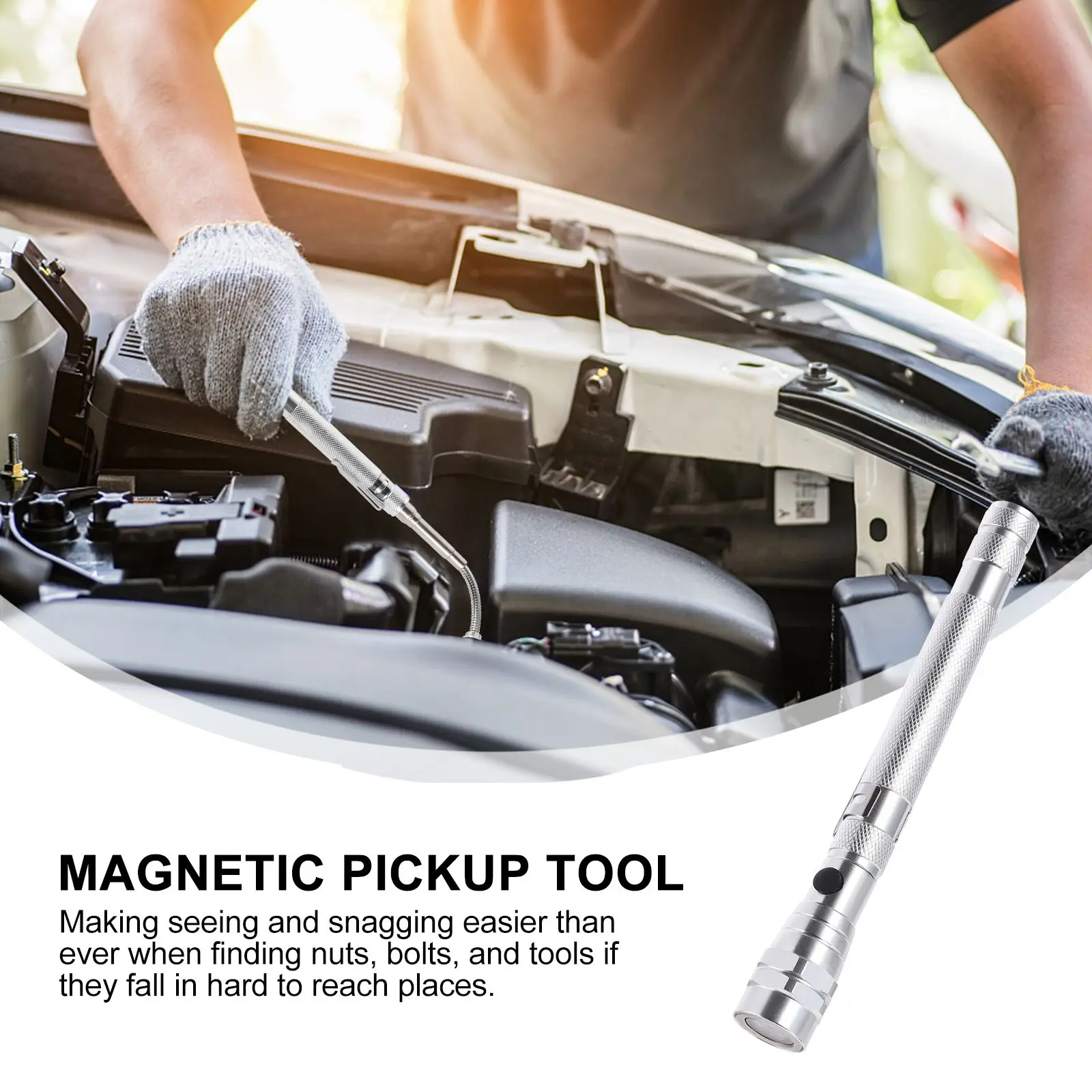 Magnetic Tool Led Flashlight Telescopic Mechanical Pick Magnet Flashlight Up Tool Automotive Repair Handymen Gifts
Magnetic Tool Led Flashlight Telescopic Mechanical Pick Magnet Flashlight Up Tool Automotive Repair Handymen Gifts