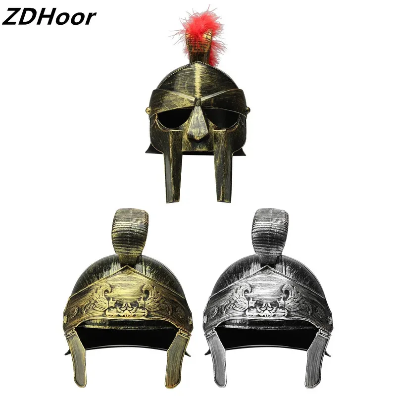 Medieval Roman Warrior Helmet Knight Plastic Helmet Armour Embossed Horn Helmet Spartan Trojan Headwear for Halloween Cosplay
Medieval Roman Warrior Helmet Knight Plastic Helmet Armour Embossed Horn Helmet Spartan Trojan Headwear for Halloween Cosplay