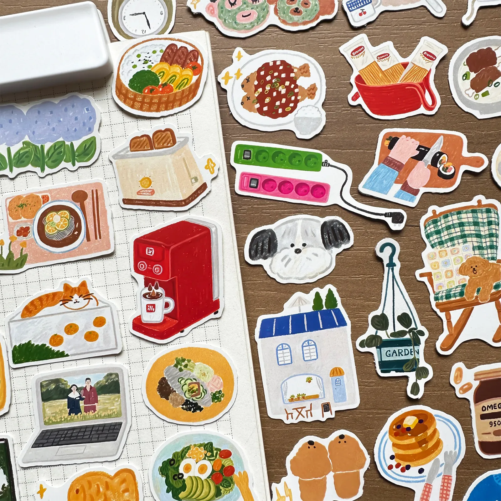 Salty Style Cute Daily Small Item Food Stickers Decorative Decals for Journal Diary Notebook Scrapbook Album
Salty Style Cute Daily Small Item Food Stickers Decorative Decals for Journal Diary Notebook Scrapbook Album