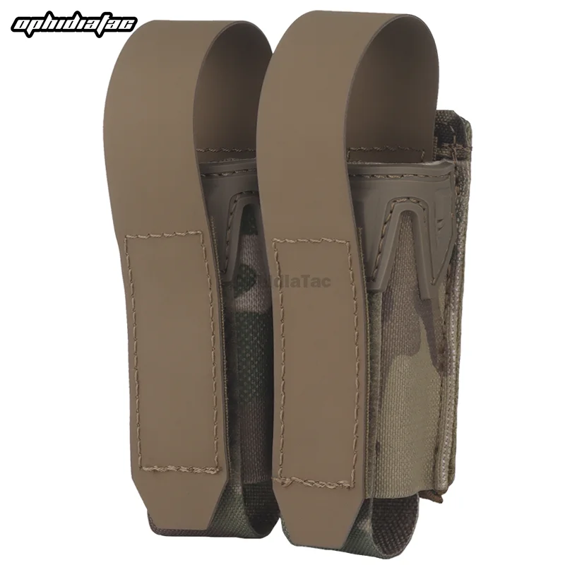 OphidianTac Pincers Pistol Magazine Pouch 9MM Double Flapped Mag Pouch Waist Pack, Airsoft Duality For MolleHunting Vest Belt 
OphidianTac Pincers Pistol Magazine Pouch 9MM Double Flapped Mag Pouch Waist Pack, Airsoft Duality For MolleHunting Vest Belt