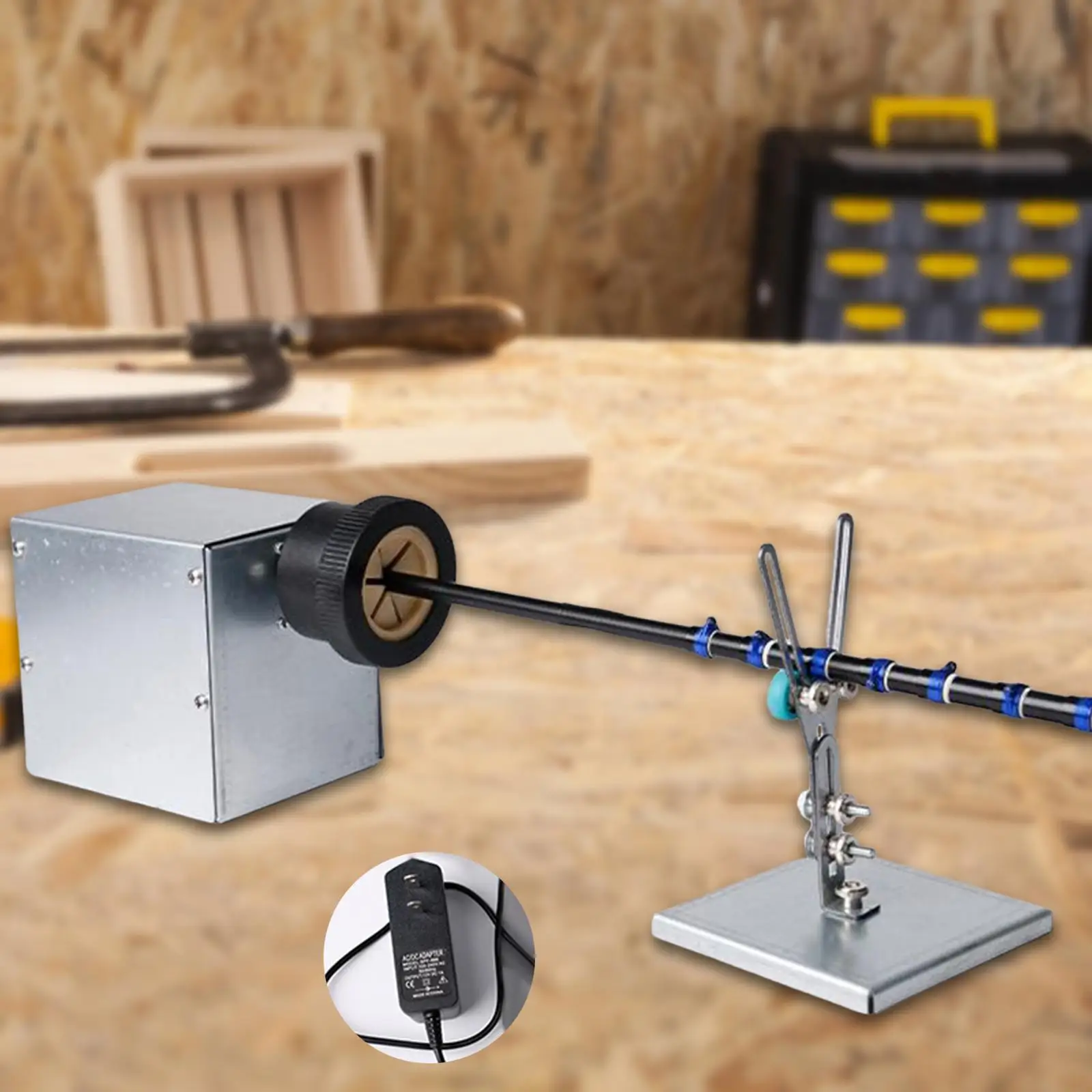 Fishing Rod Repair Kit Repair Fish DIY Equipment Machine Accessories Portable Metal System Pole Support Stand Rod Dryer Machine
Fishing Rod Repair Kit Repair Fish DIY Equipment Machine Accessories Portable Metal System Pole Support Stand Rod Dryer Machine