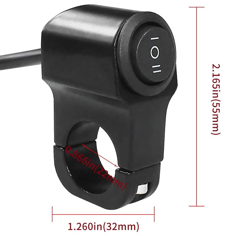 Universal Motorcycle 3 Line 22mm Handlebar Control Switch Headlight Fog Spotlight ON OFF Mini Driving Light Switch Button Clip
Universal Motorcycle 3 Line 22mm Handlebar Control Switch Headlight Fog Spotlight ON OFF Mini Driving Light Switch Button Clip