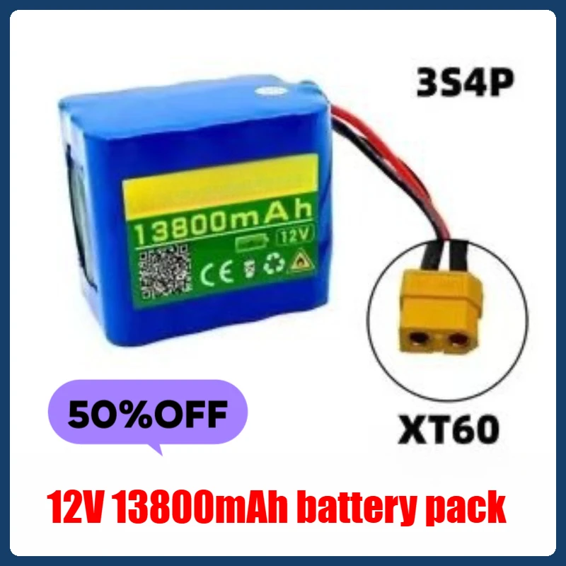 18650 Battery 12V 3S 4P 38mAh Battery Pack 18650 Lithium Battery Inverter Mining Machine + 12.6V Charger
18650 Battery 12V 3S 4P 38mAh Battery Pack 18650 Lithium Battery Inverter Mining Machine + 12.6V Charger