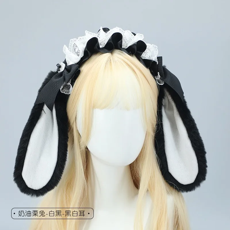 Cute Girls Women Plush Lace Ribbon Lolita Headband Bunny Dropped Ears Hair Band Comic-Con Cosplay Props Rabbit Ears Headwear
Cute Girls Women Plush Lace Ribbon Lolita Headband Bunny Dropped Ears Hair Band Comic-Con Cosplay Props Rabbit Ears Headwear