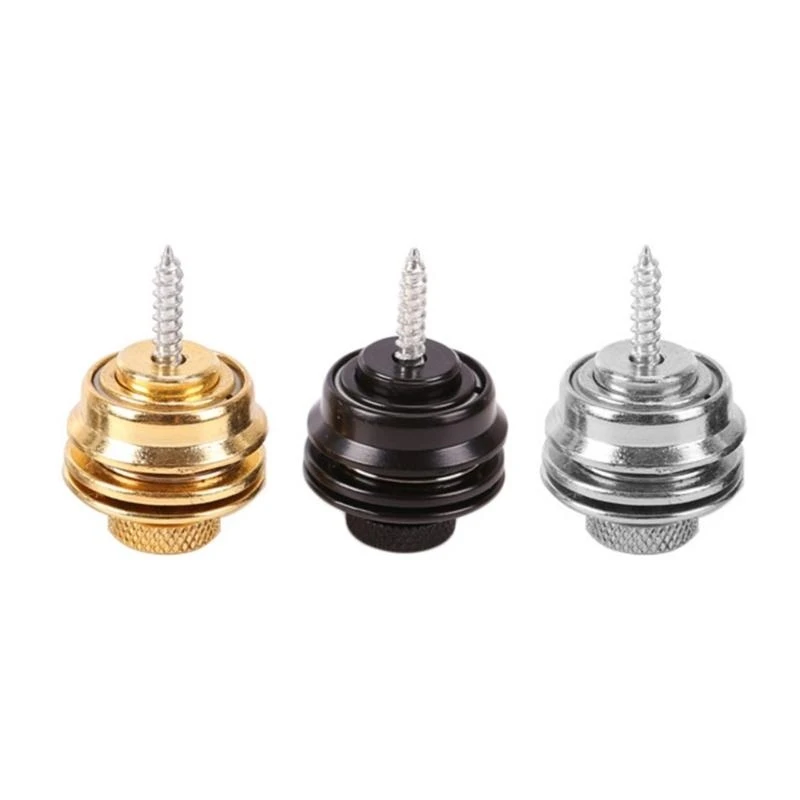 Guitar Strap Lock Button End Pins Security Straplock for Acoustic, Ukulele, Basses, Banjos Easy to Install
Guitar Strap Lock Button End Pins Security Straplock for Acoustic, Ukulele, Basses, Banjos Easy to Install