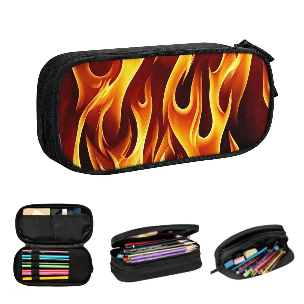 Blazing Inferno Pattern Pencil Cases Large Storage Pen Bags Pen Box Pencil Pouch For Boys Girls Students Stationery School
Blazing Inferno Pattern Pencil Cases Large Storage Pen Bags Pen Box Pencil Pouch For Boys Girls Students Stationery School