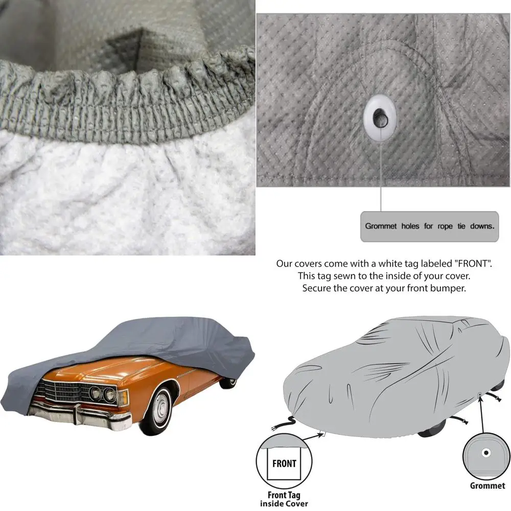 Universal 5 Layer Car Cover for 1959-1968 Hardtop Coupe & Convertible 2-Door Semi Custom Fit, Full Coverage Protection Against P
Universal 5 Layer Car Cover for 1959-1968 Hardtop Coupe & Convertible 2-Door Semi Custom Fit, Full Coverage Protection Against P