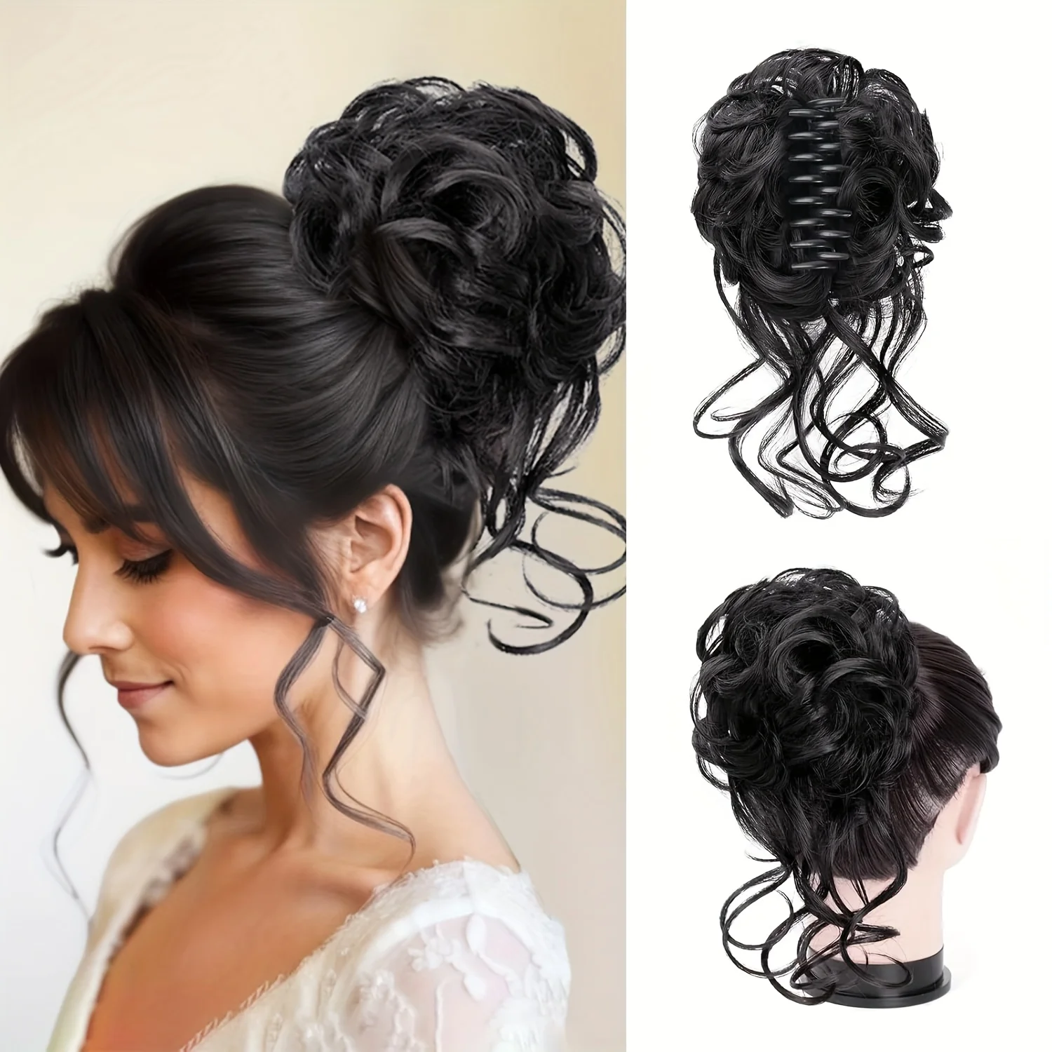 Messy Bun Hair Piece Claw Clip Bun Hair Accessories for Women Messy Wavy Curly Hair Bun Extensions Short Tousled Updo Synthetic
Messy Bun Hair Piece Claw Clip Bun Hair Accessories for Women Messy Wavy Curly Hair Bun Extensions Short Tousled Updo Synthetic