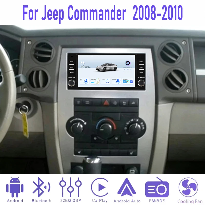 7” 4+64GB For Jeep Commander 2008-2010 Car Radio Head Unit Wireless Carplay Android 15 Auto Steering wheel control GPS BT
7” 4+64GB For Jeep Commander 2008-2010 Car Radio Head Unit Wireless Carplay Android 15 Auto Steering wheel control GPS BT