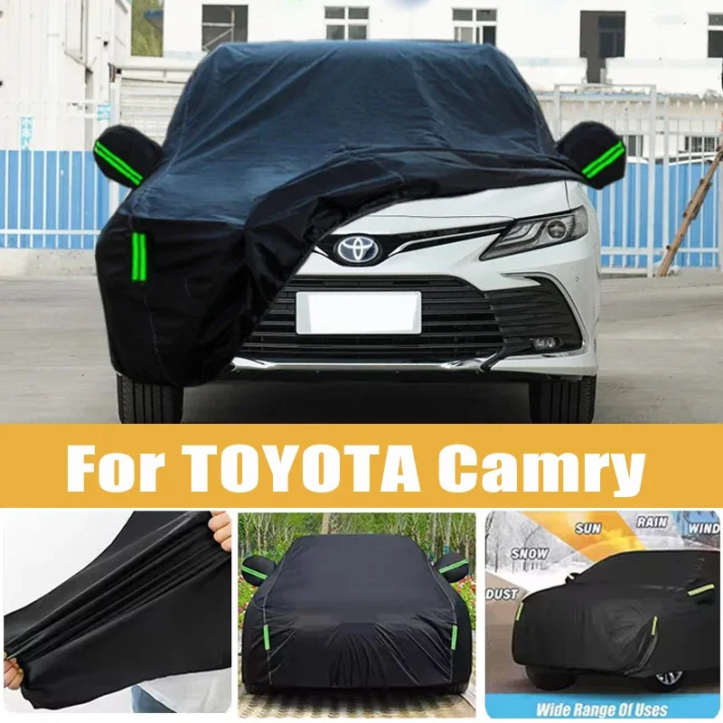 For TOYOTA Camry Car Cover Four Seasons Outdoor Sun Anti UV Rain Snow Dust Protection Oxford Cloth Accessories
For TOYOTA Camry Car Cover Four Seasons Outdoor Sun Anti UV Rain Snow Dust Protection Oxford Cloth Accessories
