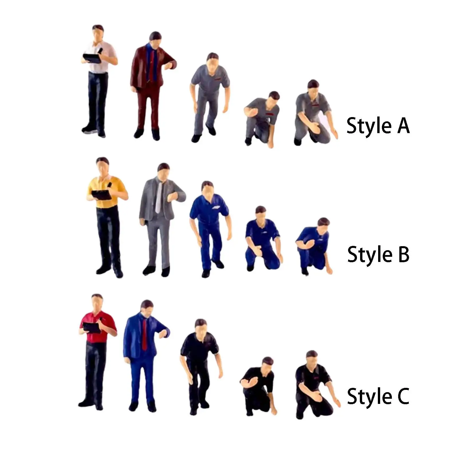 5Pcs 1/64 Scale Diorama Figures Resin Character Repairman for Photo Props DIY Projects Collections Micro Landscape Railway Sets
5Pcs 1/64 Scale Diorama Figures Resin Character Repairman for Photo Props DIY Projects Collections Micro Landscape Railway Sets