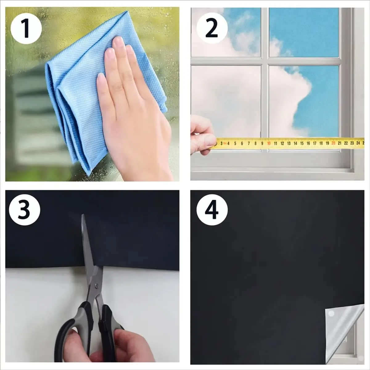 HITL Portable Blackout Shades Film No Drill Travel Blackout Blinds Sunblock Window Cover Blackout Curtains 145 X 200cm
HITL Portable Blackout Shades Film No Drill Travel Blackout Blinds Sunblock Window Cover Blackout Curtains 145 X 200cm