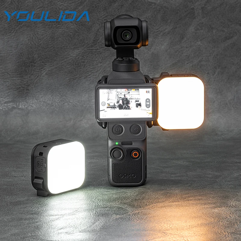Fill Light For DJI Osmo Pocket 4/3 Accessories Magnetic Selfie Light 4 Color Temperatures Quick-Release Mount Dual Clip LED Lamp
Fill Light For DJI Osmo Pocket 4/3 Accessories Magnetic Selfie Light 4 Color Temperatures Quick-Release Mount Dual Clip LED Lamp
