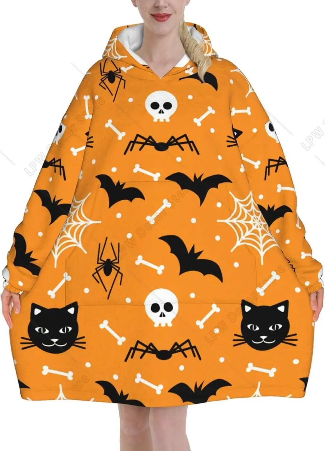 Halloween Blanket Hoodies For Women And Men Adult Oversize Wearable Blanket Hoodies For Soft And Warm
Halloween Blanket Hoodies For Women And Men Adult Oversize Wearable Blanket Hoodies For Soft And Warm