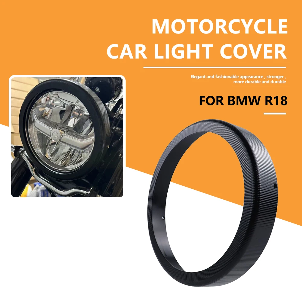 for BMW R18 R 18 Accessories Decorative Frame Motorcycle Headlight Protector Head Lights Protection Grille Guard Cover
for BMW R18 R 18 Accessories Decorative Frame Motorcycle Headlight Protector Head Lights Protection Grille Guard Cover