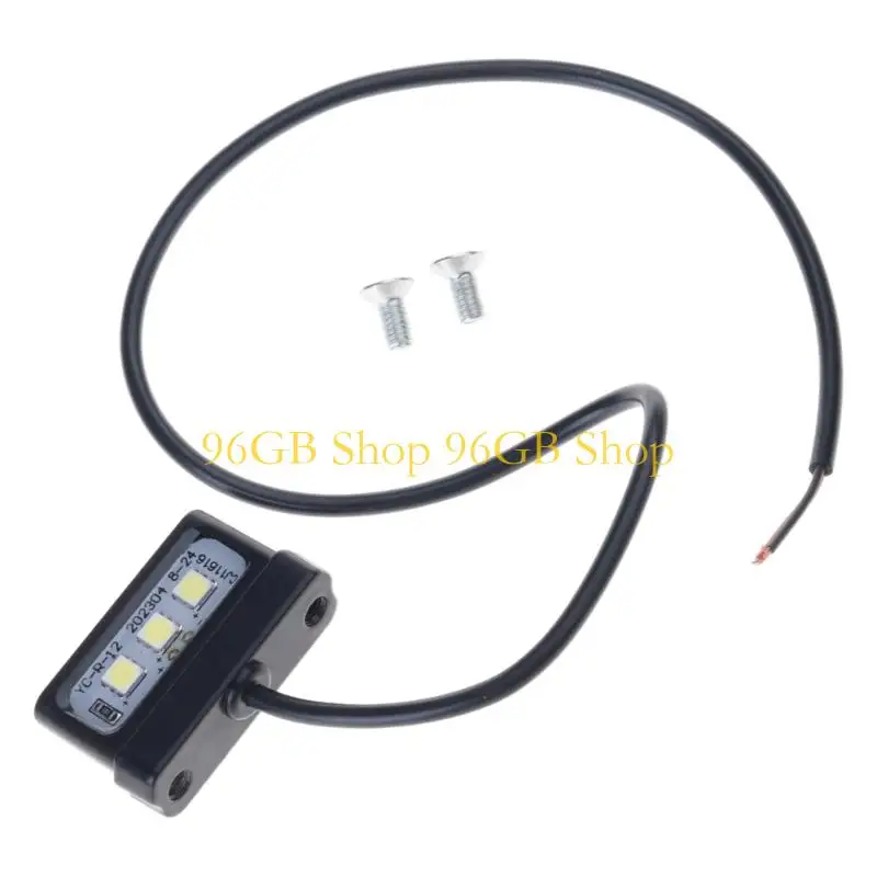96GB Bright Universal Motorcycle License Lamp with Metal Housing Easy Installation
96GB Bright Universal Motorcycle License Lamp with Metal Housing Easy Installation