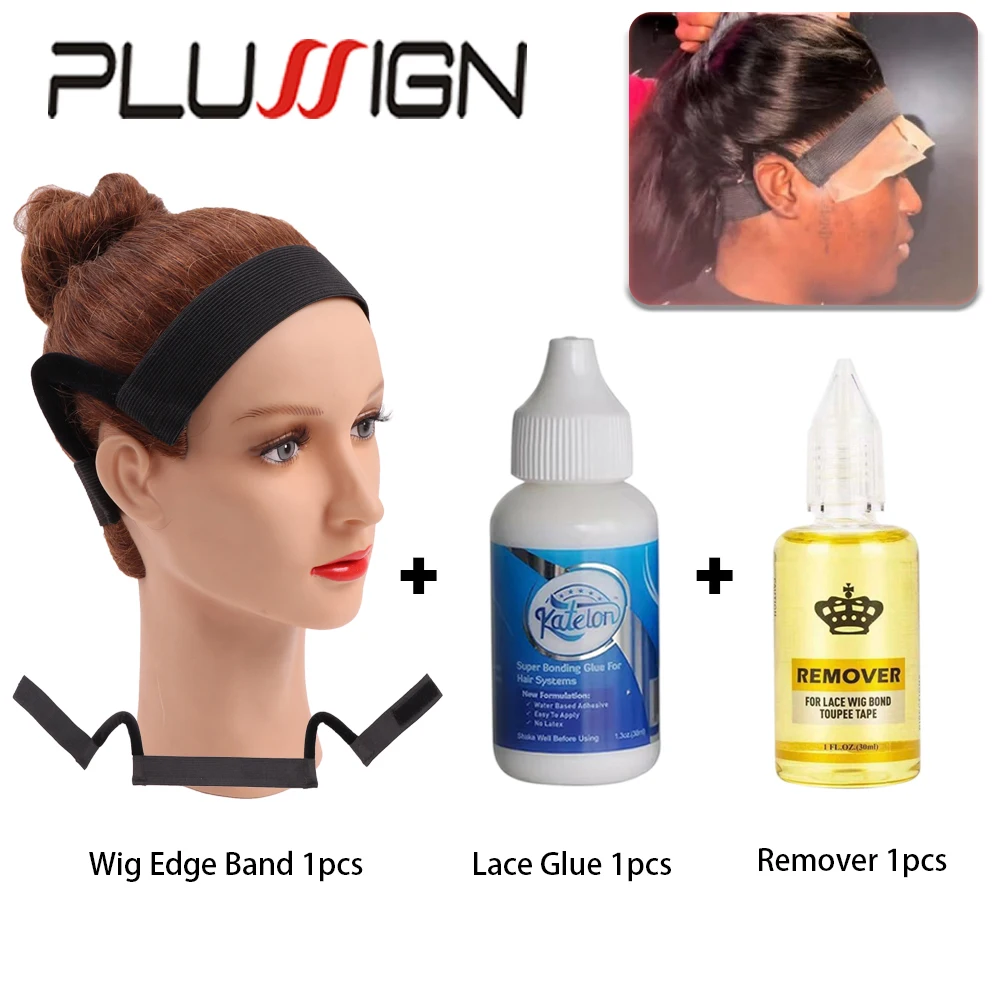 PlussignWig Installation Kit Set Waterproof Invisible Bonding Wig Glue&Remover Melting Band With Ear Cut Outs For Wig Edges Wrap
PlussignWig Installation Kit Set Waterproof Invisible Bonding Wig Glue&Remover Melting Band With Ear Cut Outs For Wig Edges Wrap