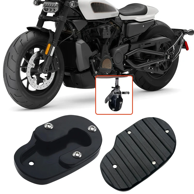 Motorcycle Kickstand Extender Pad Side Stand Foot Enlarger Plate for Sportster S RH1250 1250S 2021-2023 Heightened Extension Kit
Motorcycle Kickstand Extender Pad Side Stand Foot Enlarger Plate for Sportster S RH1250 1250S 2021-2023 Heightened Extension Kit