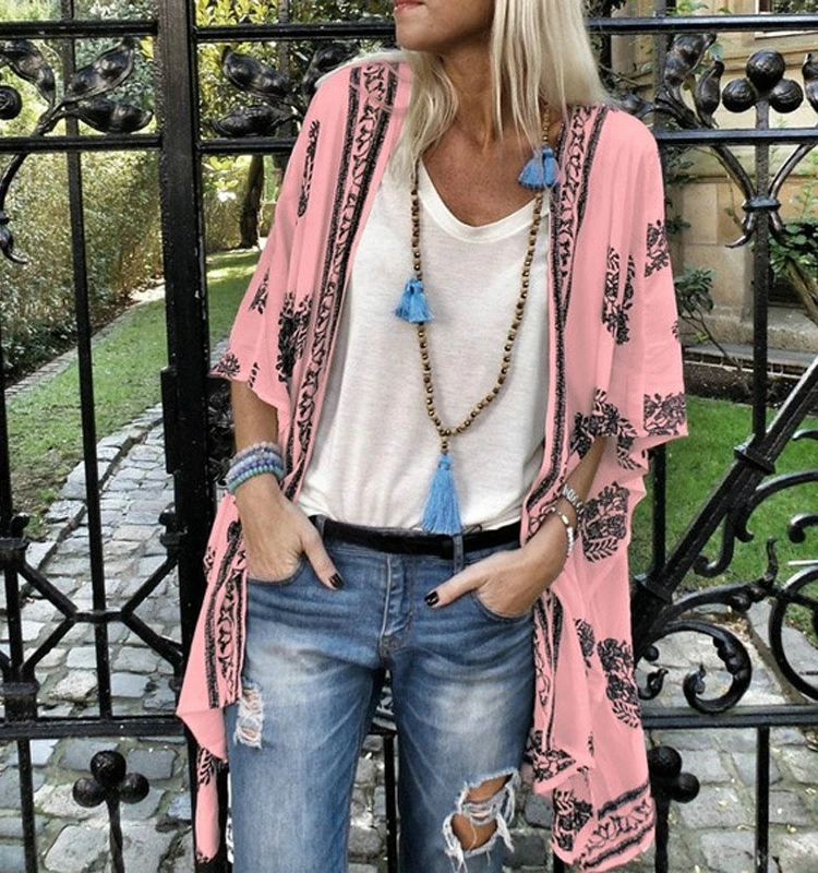 Faionable Printed Long Mid-Sve Cardigan Spring Autumn Street Sle Polyester Blend Loose Fit irt Women's Premium Clothing
Faionable Printed Long Mid-Sve Cardigan Spring Autumn Street Sle Polyester Blend Loose Fit irt Women's Premium Clothing