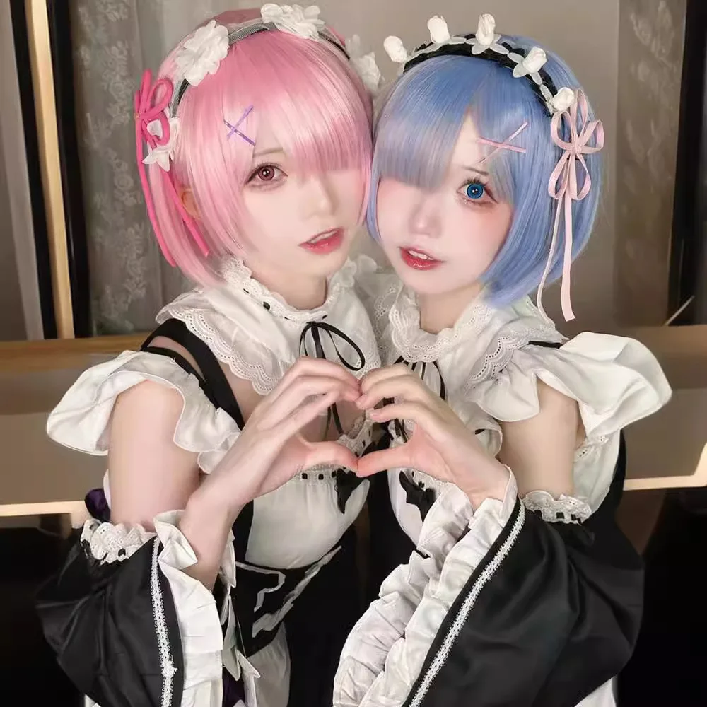 Starting from scratch, different world life, Ramram maid dress, cos dress, full set of cosplay dress, female Laurie dress
Starting from scratch, different world life, Ramram maid dress, cos dress, full set of cosplay dress, female Laurie dress