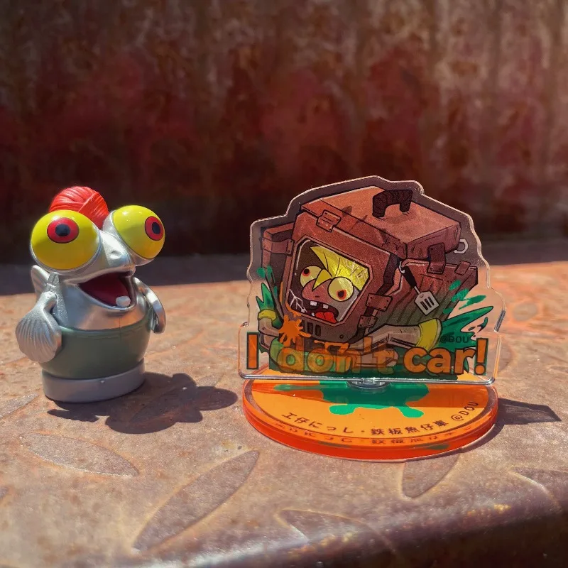 In Stock Splatoon Jet Warrior Spray 3 Iron Plate Cart Fish Rotating Stand Acrylic Figurine Gift
In Stock Splatoon Jet Warrior Spray 3 Iron Plate Cart Fish Rotating Stand Acrylic Figurine Gift