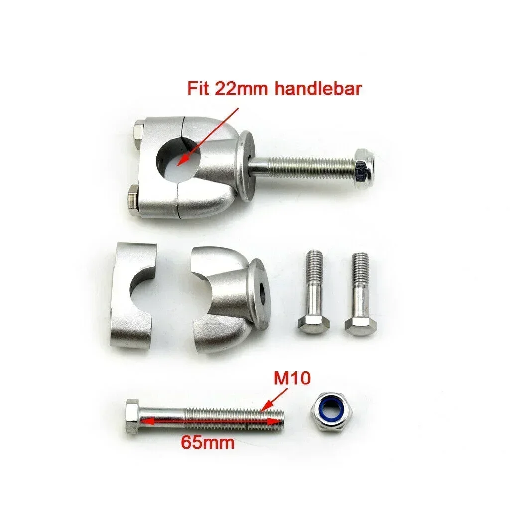 Motorcycle Handle Fat Bar Risers Mount Clamp Adaptor Exchange 7/8'' 22mm For CRF50 Dirt Pit bike and Chinese Copy version
Motorcycle Handle Fat Bar Risers Mount Clamp Adaptor Exchange 7/8'' 22mm For CRF50 Dirt Pit bike and Chinese Copy version