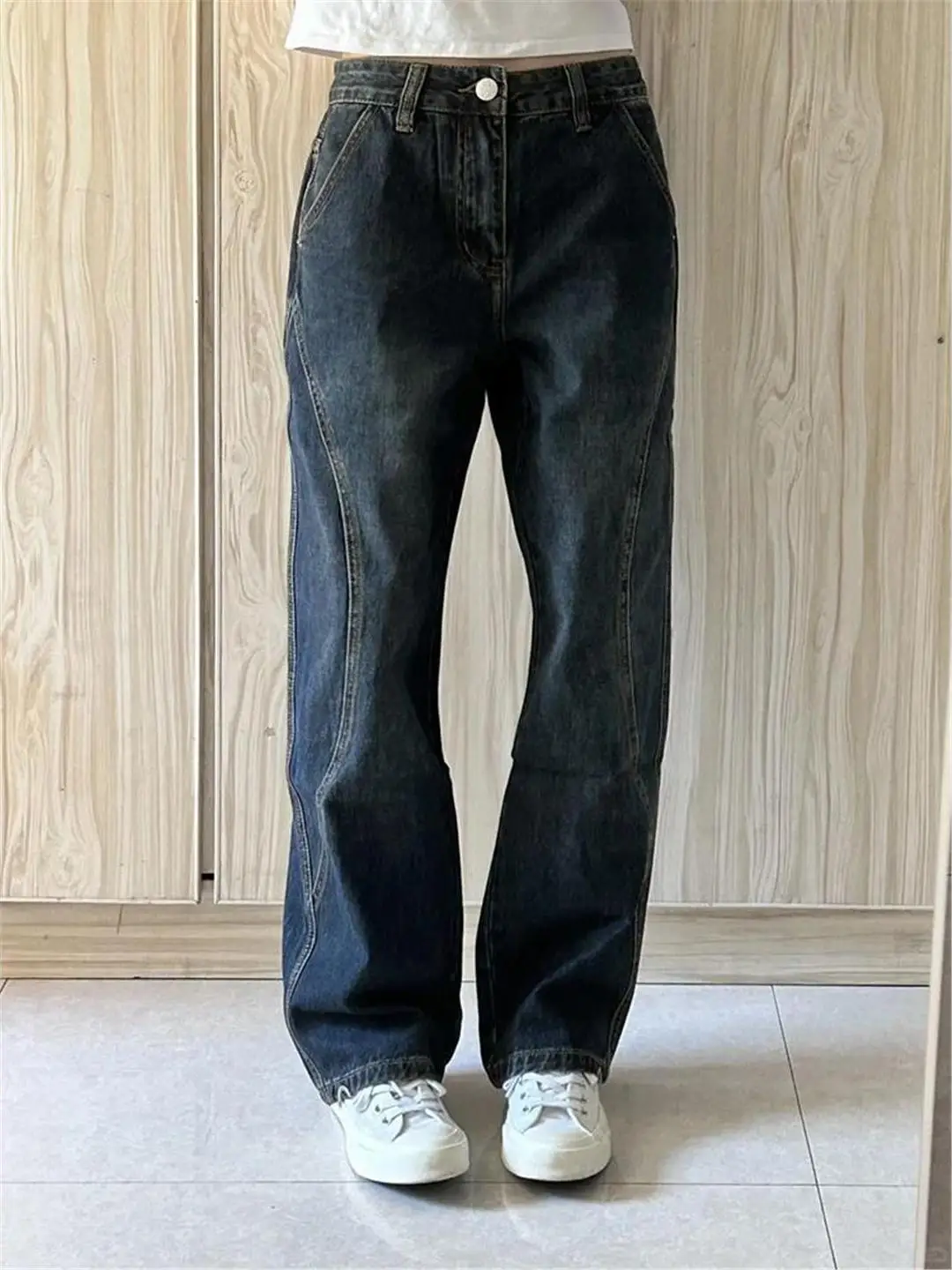 Blue Waed Spring Autumn Men's Knife Workwear Jeans Straight Leg High Street Sle Casual Comfortable Loose Fit Denim
Blue Waed Spring Autumn Men's Knife Workwear Jeans Straight Leg High Street Sle Casual Comfortable Loose Fit Denim