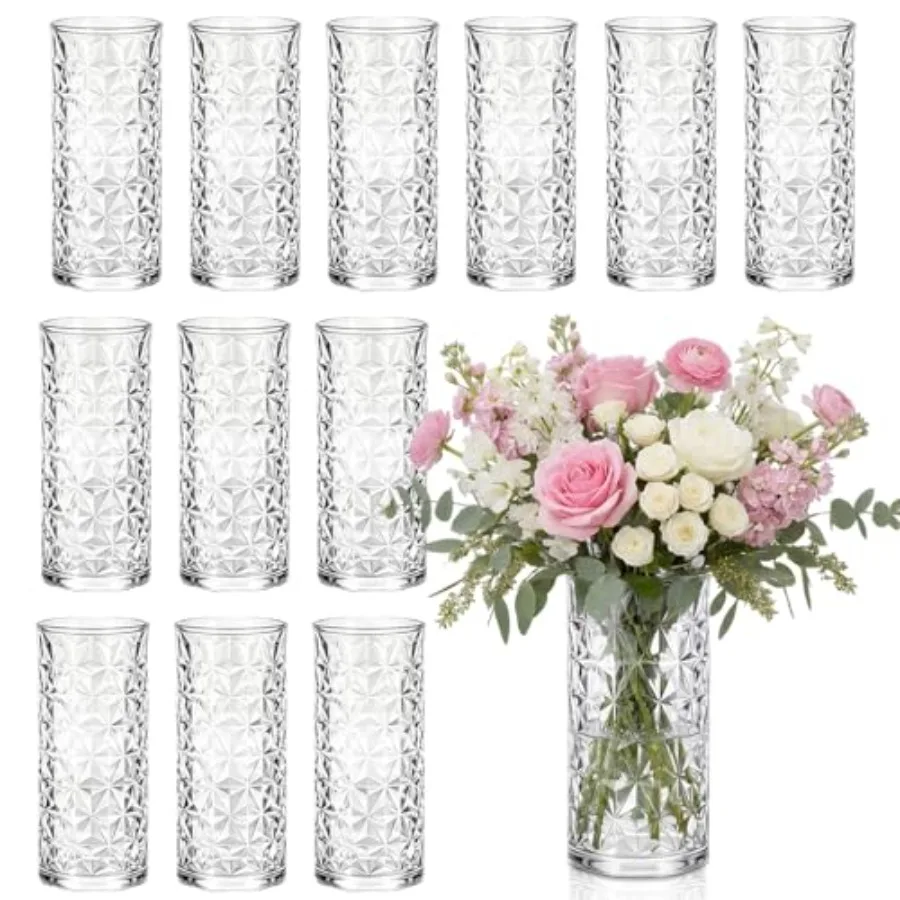 24 Pcs Plastic Bud Vases in Bulk Small Clear Flowers Vases for Centerpieces Wedding Decorations Home Banquet Formal Dinners Par
24 Pcs Plastic Bud Vases in Bulk Small Clear Flowers Vases for Centerpieces Wedding Decorations Home Banquet Formal Dinners Par