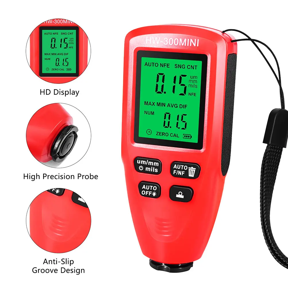 Coating Thickness Gauge Digital Paint Meter Automotive Car Electronic Material Tester High Strength ABS No Burrs Easy Carry
Coating Thickness Gauge Digital Paint Meter Automotive Car Electronic Material Tester High Strength ABS No Burrs Easy Carry
