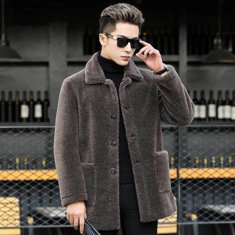 2023 Autumn Winter Men Real Fur Jackets Casual Solid Fashion Vintage Thick Warm Leather Coats Men High Quality M-4XL Jacket
2023 Autumn Winter Men Real Fur Jackets Casual Solid Fashion Vintage Thick Warm Leather Coats Men High Quality M-4XL Jacket