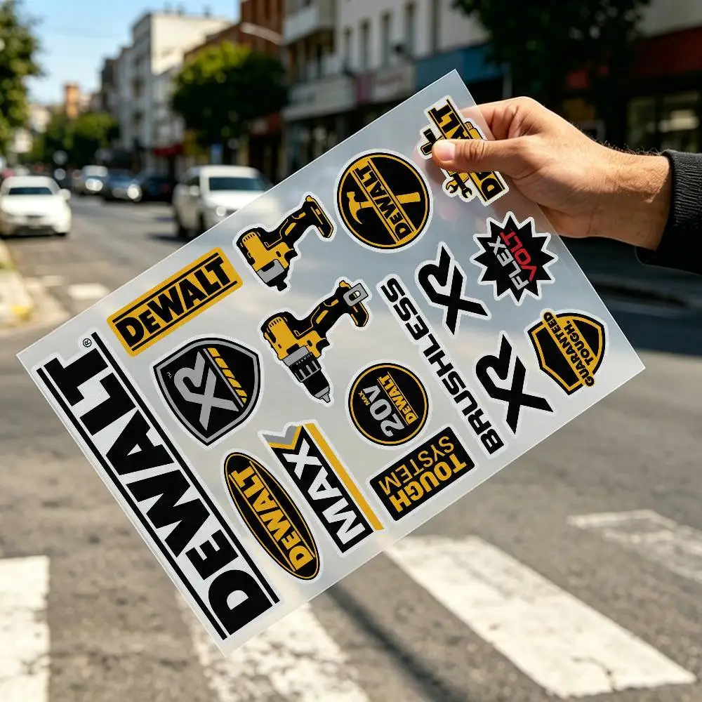 For DEWALT Reflective Motorcycle Sticker High Visibility Safety Decal Helmet Car Waterproof Self-Adhesive Night Riding Guard
For DEWALT Reflective Motorcycle Sticker High Visibility Safety Decal Helmet Car Waterproof Self-Adhesive Night Riding Guard