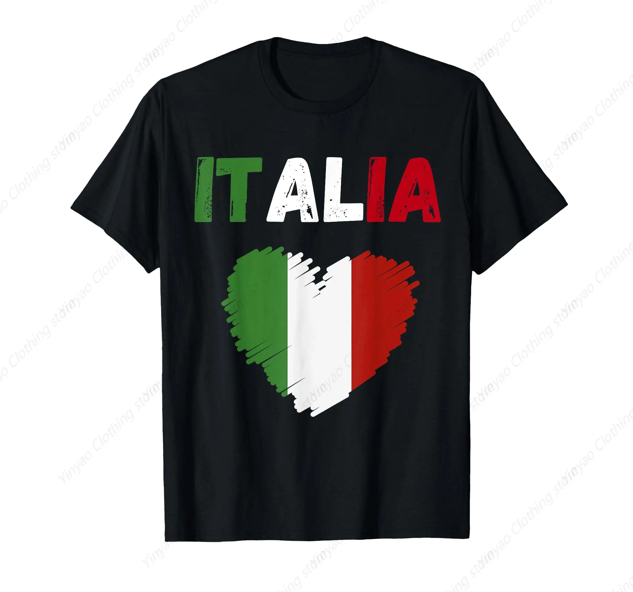 Italian Flag Holiday Printed Shirt Italian Heart Italian Flag T-shirt Cool Cotton Breathable Short Sleeve
Italian Flag Holiday Printed Shirt Italian Heart Italian Flag T-shirt Cool Cotton Breathable Short Sleeve