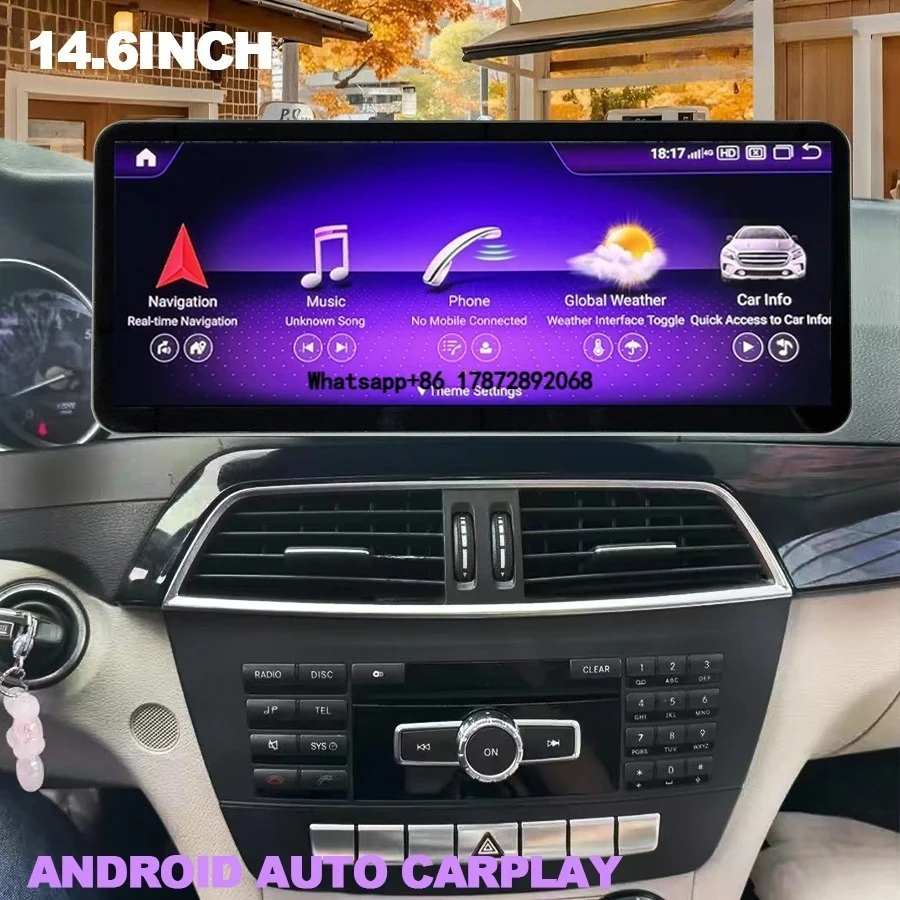 14.6inch For C Class W204 2011-2014 Android Car Radio Carplay Navigation Multimedia Video Player Stereo Audio Head Unit
14.6inch For C Class W204 2011-2014 Android Car Radio Carplay Navigation Multimedia Video Player Stereo Audio Head Unit