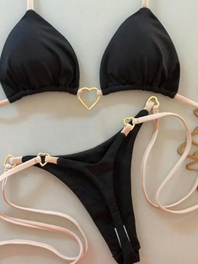 Shiny Metal Halter Bikini, Push Up Brazilian Hipster Bikini, Solid Color Two Piece Minimal Bikini, Sexy Minimalist Swimsuit
Shiny Metal Halter Bikini, Push Up Brazilian Hipster Bikini, Solid Color Two Piece Minimal Bikini, Sexy Minimalist Swimsuit