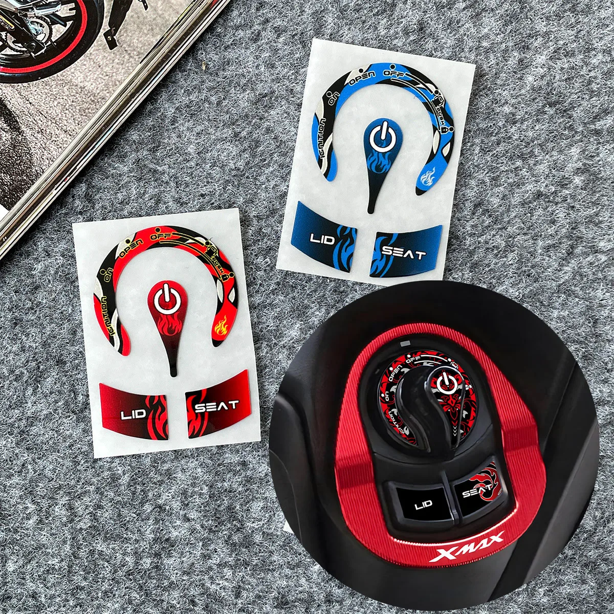 XMAX Motorcycle Decoration Decal Suitable for Yamaha XMAX 300 Modified Keychain Switch Sticker Reflective Waterproof Accessories
XMAX Motorcycle Decoration Decal Suitable for Yamaha XMAX 300 Modified Keychain Switch Sticker Reflective Waterproof Accessories