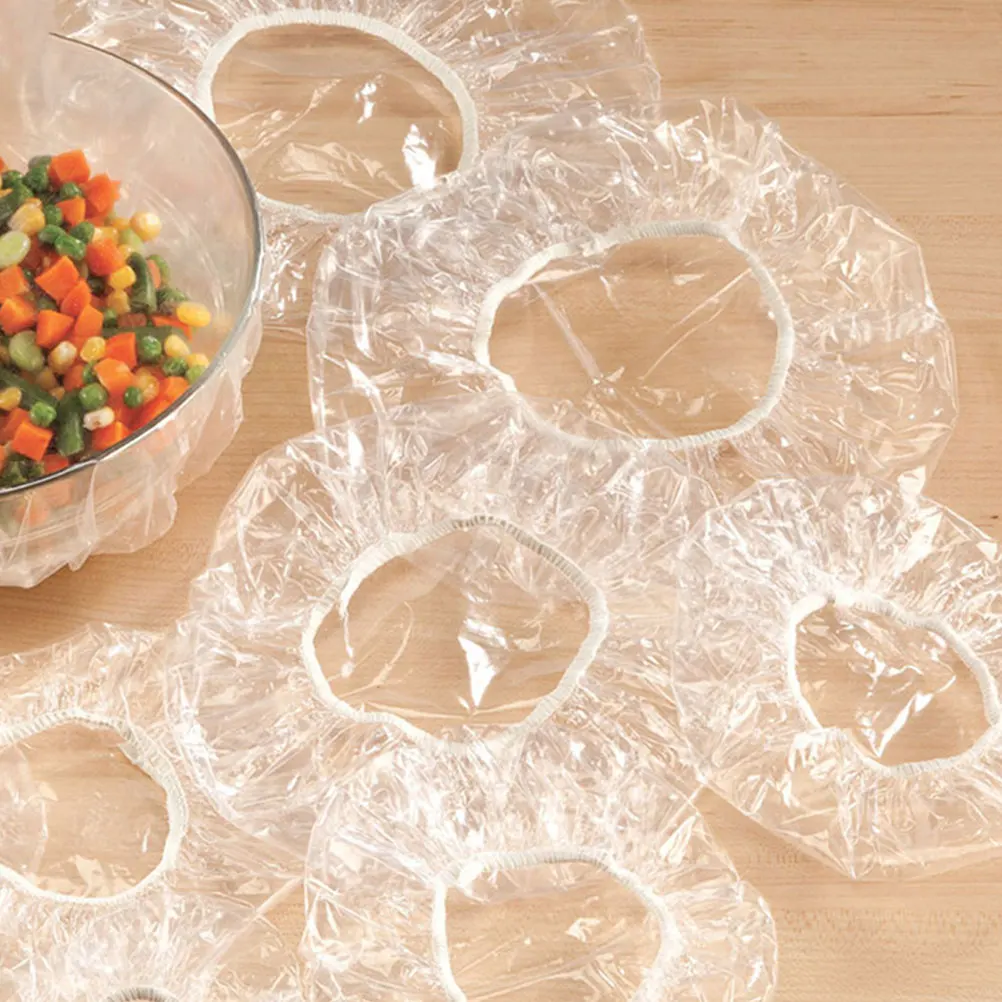 400 Pcs Food Storage Bowl Cover Stretch Plastic Wrap Airtight Elastic Disposable Bowl Cover Refrigerator Preservation
400 Pcs Food Storage Bowl Cover Stretch Plastic Wrap Airtight Elastic Disposable Bowl Cover Refrigerator Preservation