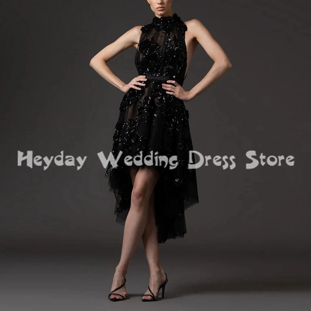 Heyday Women's 3D Sequins Flowers A-Line Mini-Length Tulle Prom Dresses With Sleeveless Formal Elegant Party Dresses 2025
Heyday Women's 3D Sequins Flowers A-Line Mini-Length Tulle Prom Dresses With Sleeveless Formal Elegant Party Dresses 2025