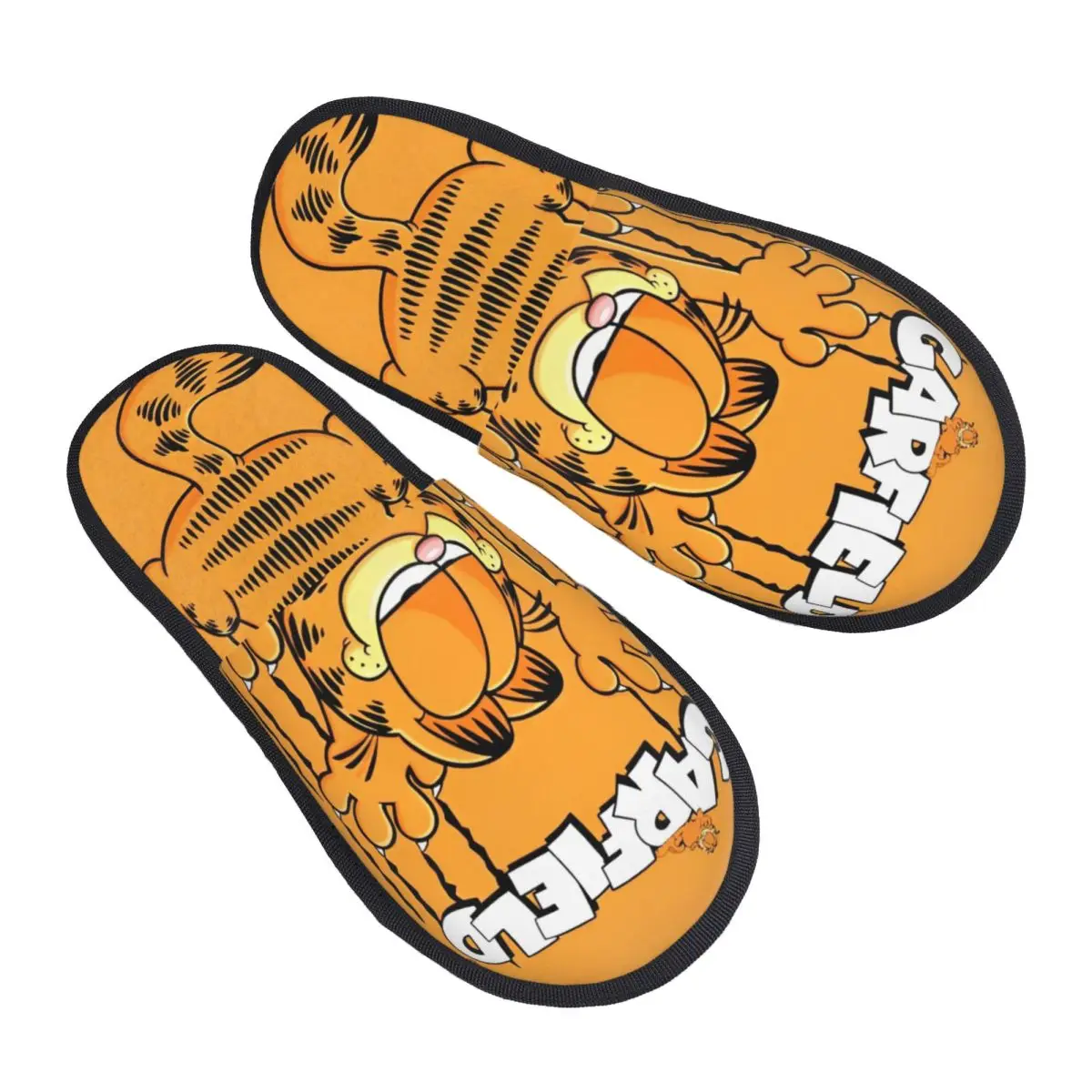 Милые тапочки для спальни с изображением кота Гарфилда и тапочки из пены с эффектом памяти, подарок для домашней обуви унисекс с противоскользящей подошвой 
Милые тапочки для спальни с изображением кота Гарфилда и тапочки из пены с эффектом памяти, подарок для домашней обуви унисекс с противоскользящей подошвой