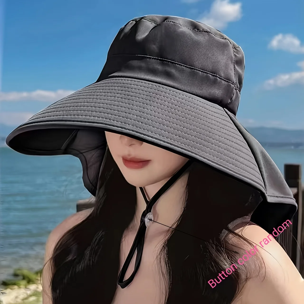 Women's Wide-brimmed Straw Beach Hat with A Ponytail Opening—features An Adjustable Drawstring, Lightweight for Summer Outdoor
Women's Wide-brimmed Straw Beach Hat with A Ponytail Opening—features An Adjustable Drawstring, Lightweight for Summer Outdoor